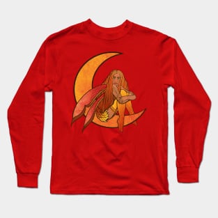 Moon Fae Autumn Fairy Magic Long Sleeve T-Shirt